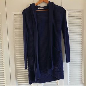 Hooded Long Cardigan